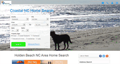 Desktop Screenshot of coastalnchomesearch.com